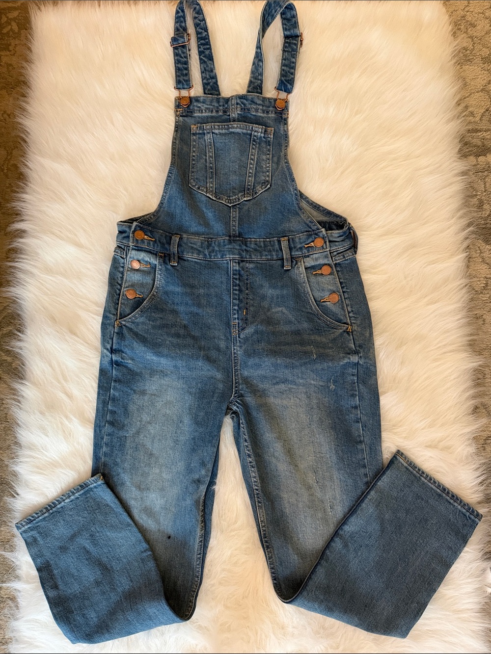 Old Navy Blue Denim Overalls